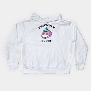 friendly buddy Kids Hoodie